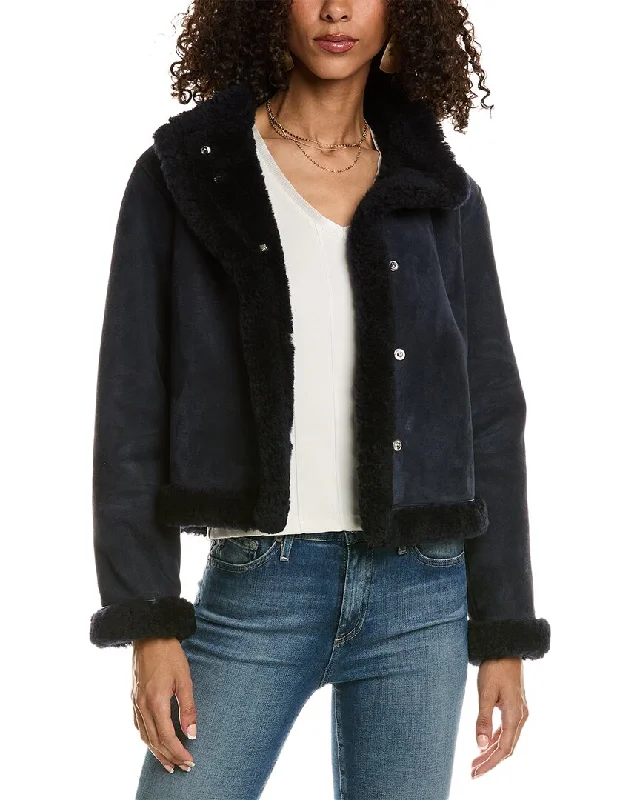 Refresh your closet with chic and comfy styles   ba&sh Shearling Coat