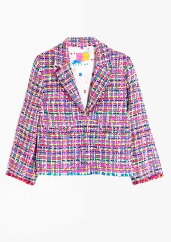 Effortlessly chic fashion for today’s woman   Elvira Jacket In Madelaine Multicolor