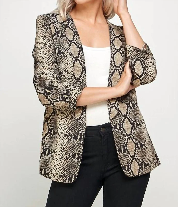 Everyday essentials for a stylish wardrobe   Fitted Blazer In Beige
