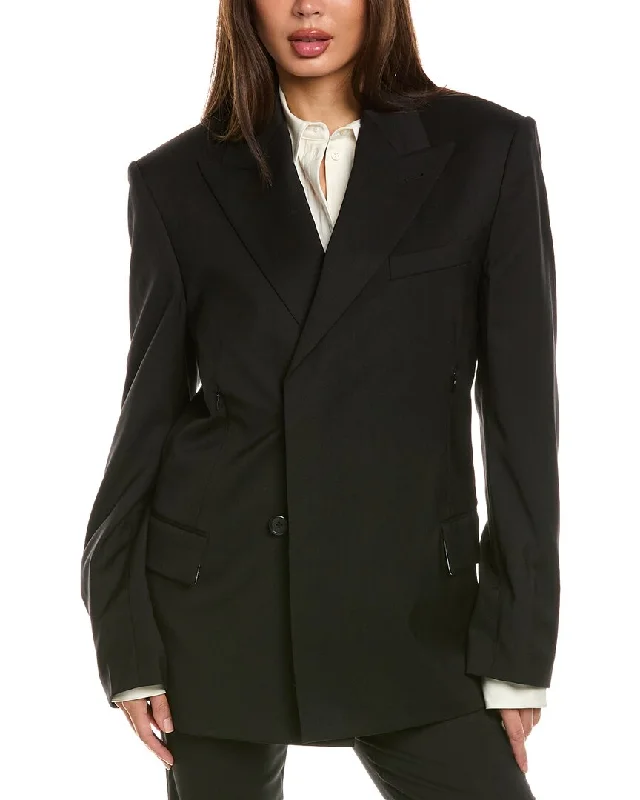 Comfortable yet fashionable women’s wear   Helmut Lang Wool Car Blazer