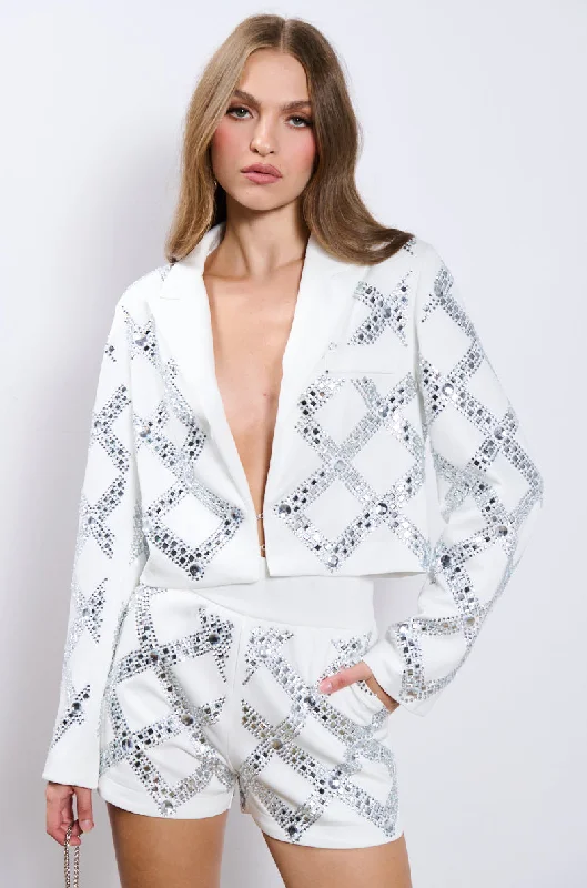 Refresh your closet with chic and comfy styles   PRETTY PLEASE BLAZER