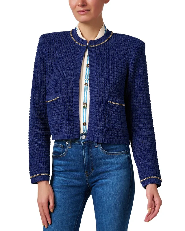 Luxurious fabrics and modern designs for women   Shoshanna Maeve Jacket