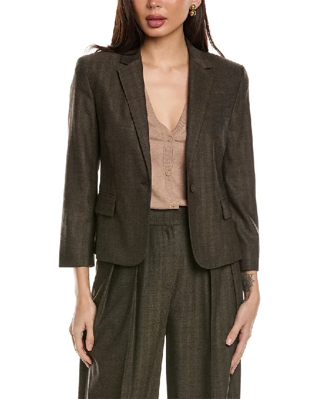 The ultimate guide to stylish women’s fashion   Theory Shrunken Wool-Blend Blazer