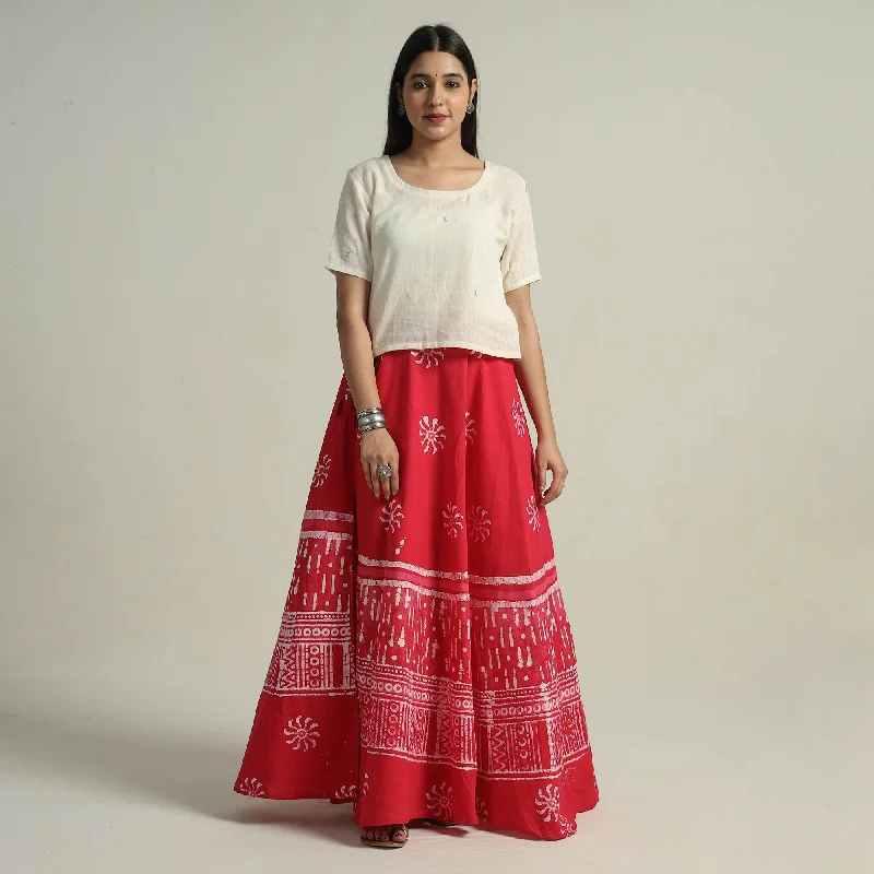 Effortlessly chic outfits for the modern woman Pink - Hand Batik Printed Running Stitch Cotton Long Skirt 16 Effortlessly chic outfits for the modern woman Pink - Hand Batik Printed Running Stitch Cotton Long Skirt 16