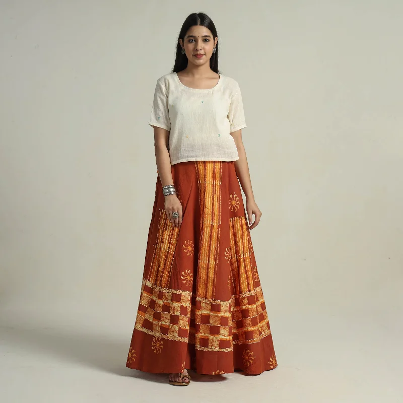 Step into style with our women’s clothing collection Brown - Hand Batik Printed Running Stitch Cotton Long Skirt 11 Step into style with our women’s clothing collection Brown - Hand Batik Printed Running Stitch Cotton Long Skirt 11