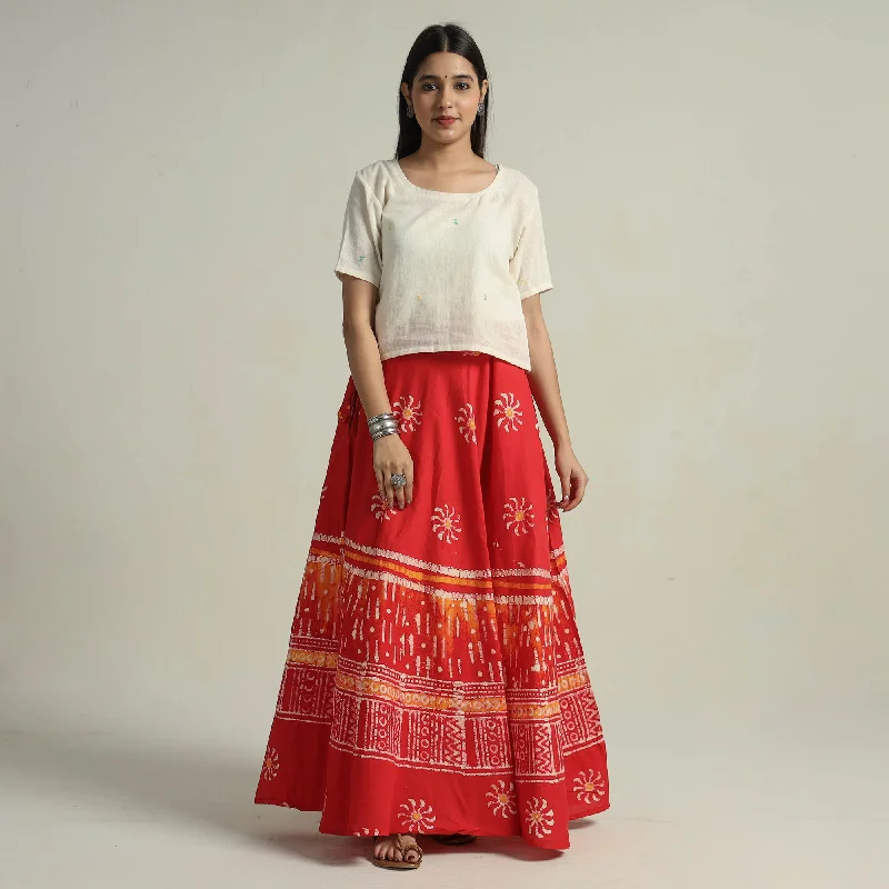 Clothing that’s as bold as you are Pink - Hand Batik Printed Running Stitch Cotton Long Skirt 21 Clothing that’s as bold as you are Pink - Hand Batik Printed Running Stitch Cotton Long Skirt 21