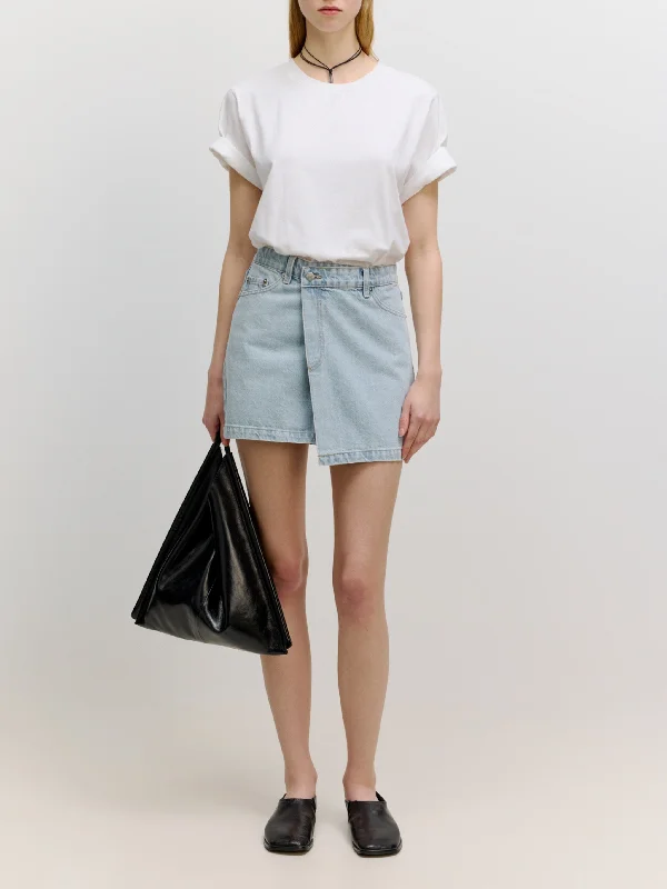 Elevate your style with fashionable women’s clothing   ANDI DENIM WRAP SKIRT