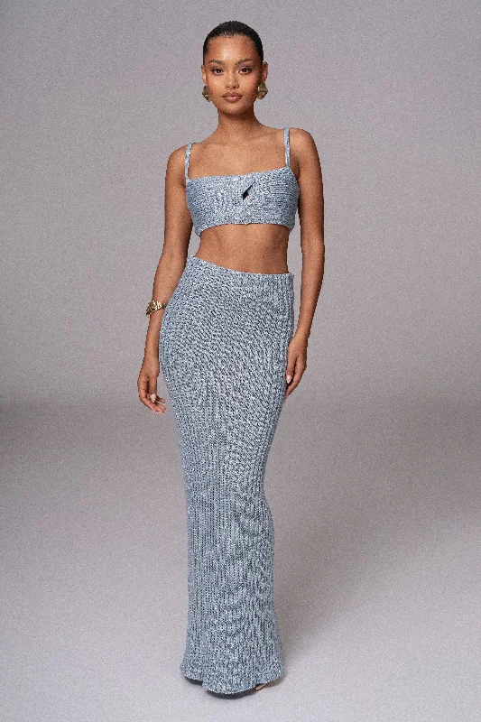 Curated collections for modern, fashionable women   Blue Sunny Skirt Set