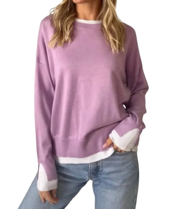 Express your style with fashionable women’s clothing   Claire Top In Lavender