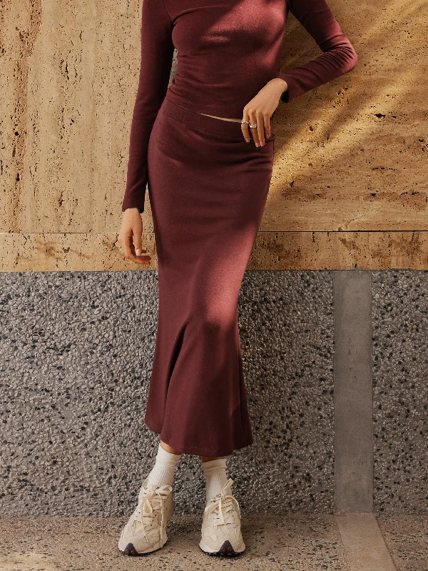 Statement pieces for the confident woman   Timeless Maxi Mermaid Skirt