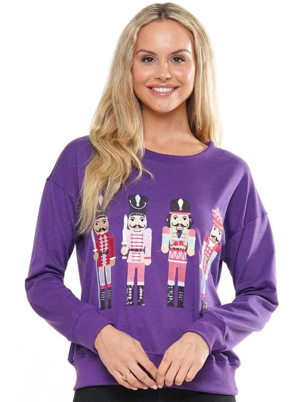 Effortlessly chic fashion for today’s woman   Embroidered Sequined Women Sweatshirt