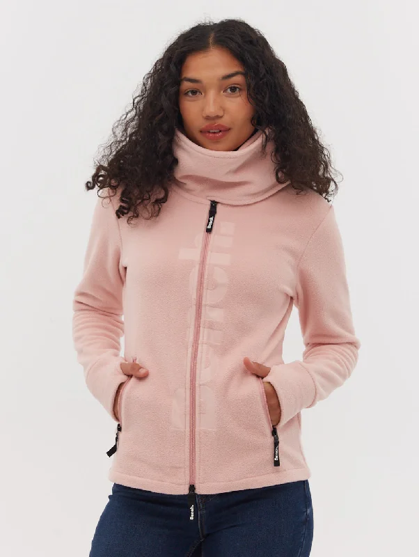 Dress up or down with these versatile pieces   Finish Zip-Up Funnel Neck