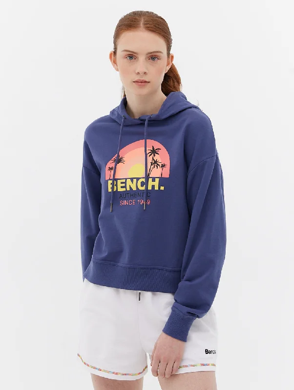 Summer-ready fashion for stylish women   French Terry Cropped Graphic Hoodie