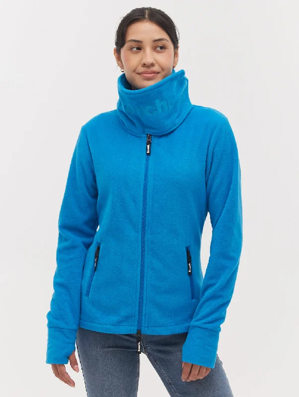 Dress to impress with elegant women’s wear   Funnel Microfleece Wrap Neck Zip-Up