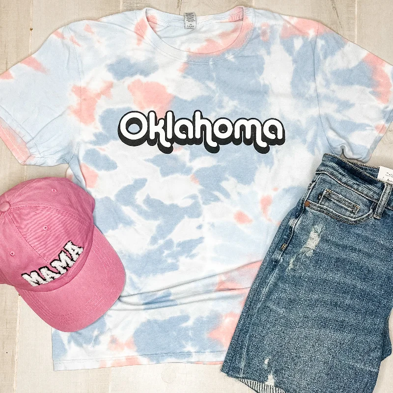 Curated collections for modern, fashionable women   Groovy Oklahoma tie dye tee