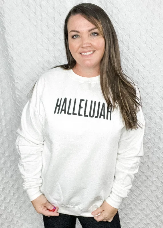 Latest fashion trends for modern women   Hallelujah sweatshirt