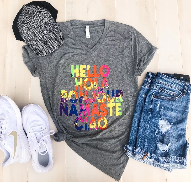 Fashion-forward women’s clothing on a budget   HELLO, VACAY! VNECK TEE