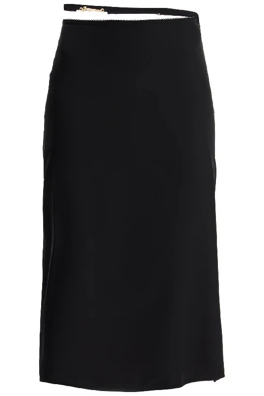 Sustainable fashion for stylish women   la jupe notte 241SK009 1000 BLACK