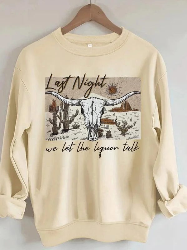 Perfect fashion pieces for the busy woman   Last Night Women Sweatshirt