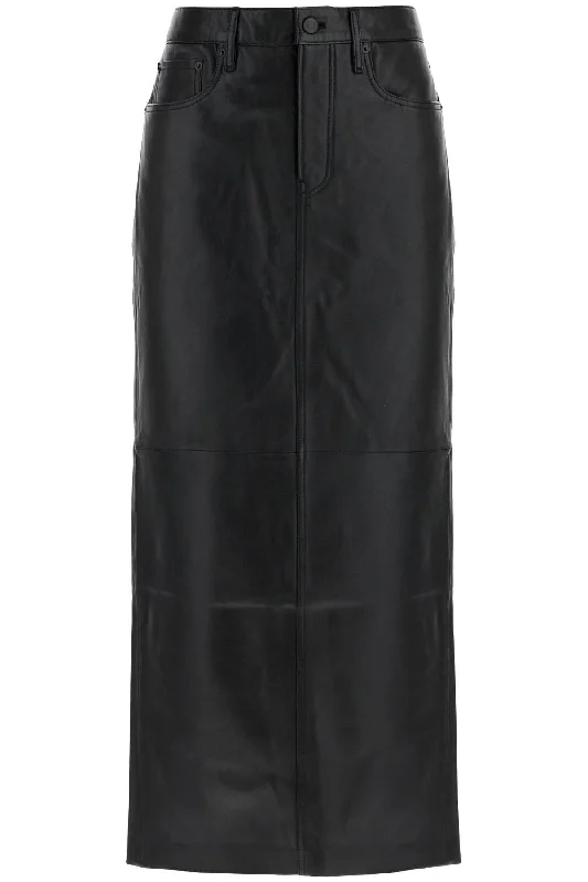 Casual outfits that elevate your style leather column skirt for women W2097PCL BLACK Casual outfits that elevate your style leather column skirt for women W2097PCL BLACK