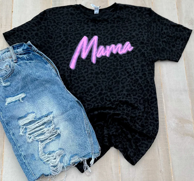 Get noticed with eye-catching women’s fashion   Neon Light Mama Tee