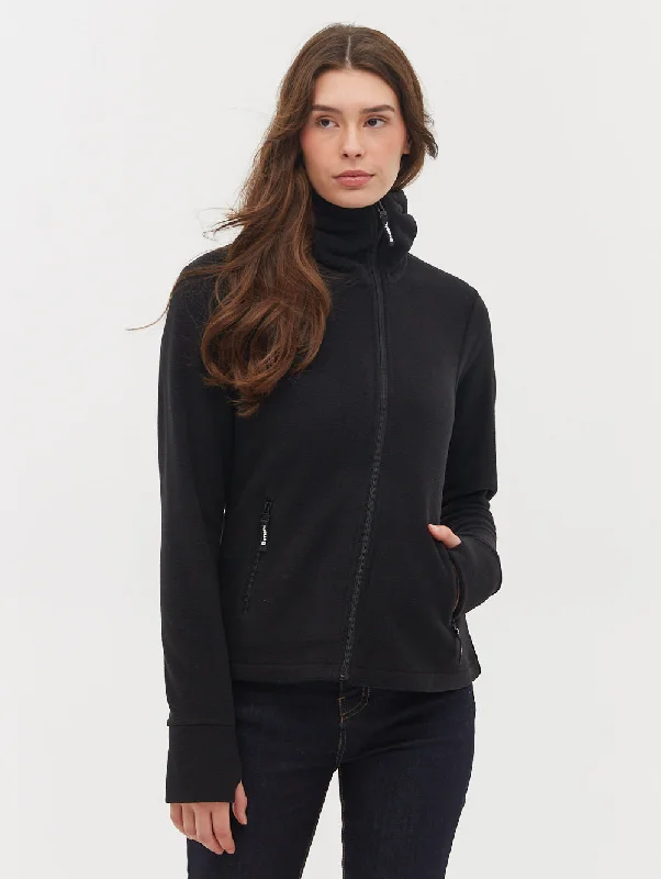 Premium quality women’s clothing at affordable prices   Ninja Microfleece Asymmetric Zip-Up -