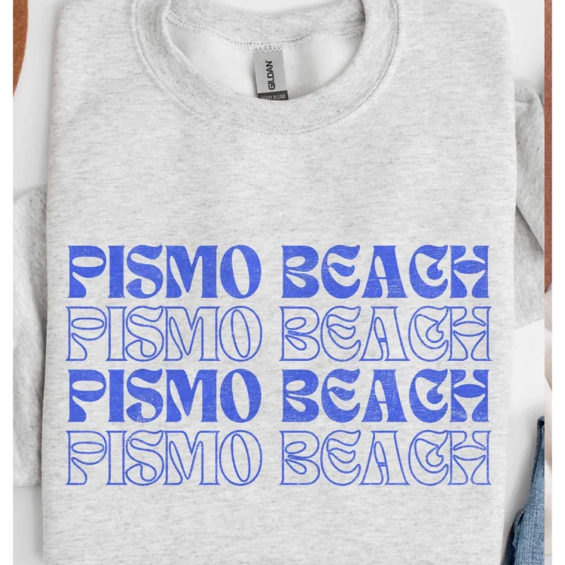 Soft, breathable fabrics for fashionable women   Pismo Beach Sweatshirt Ash Gray