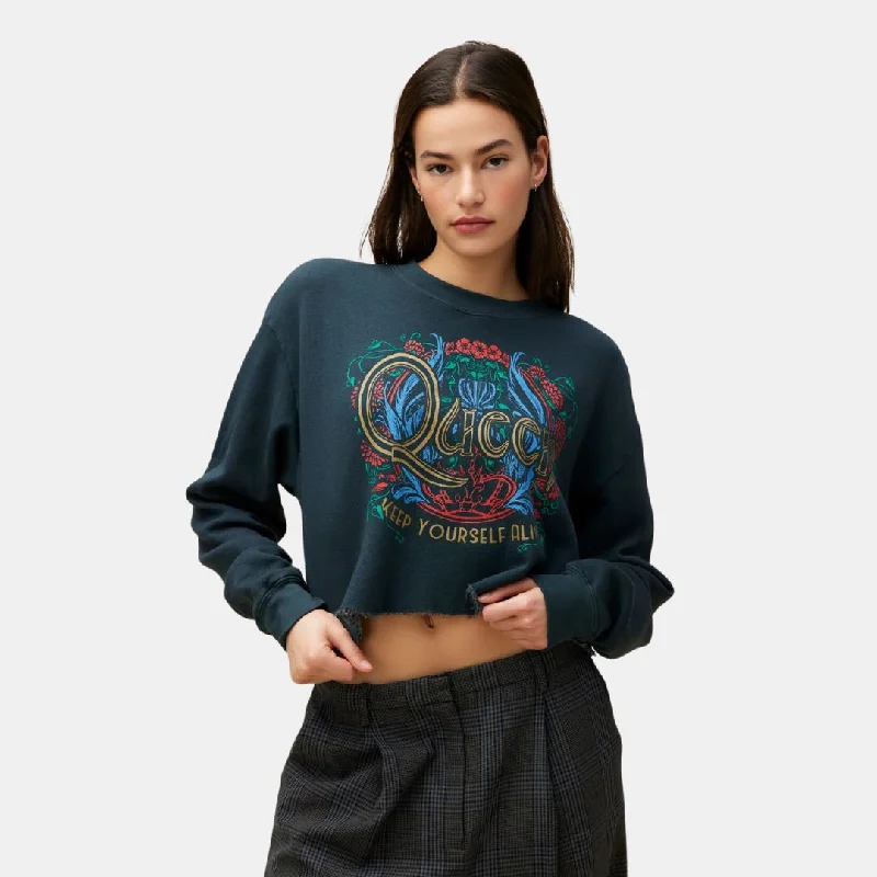 Trendy women’s clothing that suits every taste Queen Keep Yourself Alive Cut Sweatshirt (Vintage Black) Trendy women’s clothing that suits every taste Queen Keep Yourself Alive Cut Sweatshirt (Vintage Black)