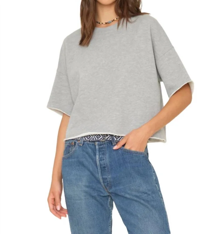 Versatile fashion options for every occasion   Romeo Sweatshirt In Heather Grey