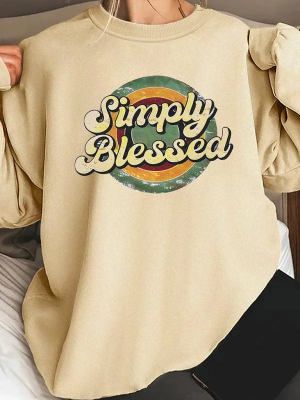 Versatile fashion for every type of woman   Simply Blessed Women Sweatshirt