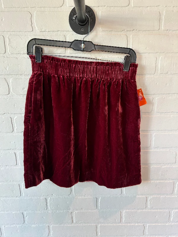 Elegant casual clothing for modern women Skirt Mini & Short By J. Crew In Red, Size: 4 Elegant casual clothing for modern women Skirt Mini & Short By J. Crew In Red, Size: 4