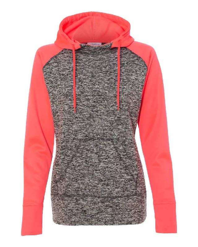 Statement pieces for the confident woman Women’s Colorblocked Cosmic Fleece Hooded Sweatshirt Statement pieces for the confident woman Women’s Colorblocked Cosmic Fleece Hooded Sweatshirt