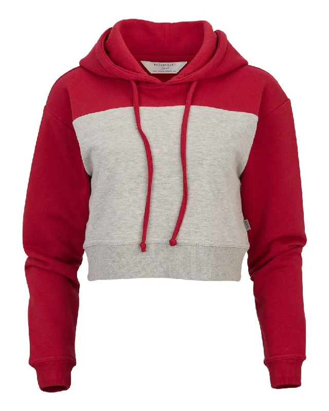 Modern fashion pieces designed for all women Women's Cropped Fleece Hooded Sweatshirt Modern fashion pieces designed for all women Women's Cropped Fleece Hooded Sweatshirt