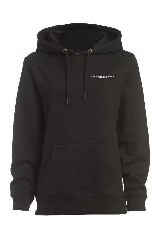 Refresh your wardrobe with high-quality women’s fashion   Women's Organic Cotton Hoodie In Black