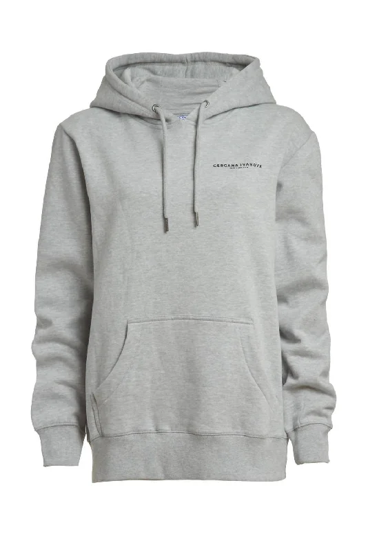 Stylish and comfortable outfits for women   Women's Organic Cotton Hoodie In Grey