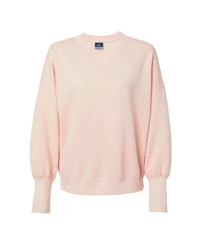 Chic and comfortable clothing for busy women Women's Sueded Fleece Crewneck Sweatshirt Chic and comfortable clothing for busy women Women's Sueded Fleece Crewneck Sweatshirt