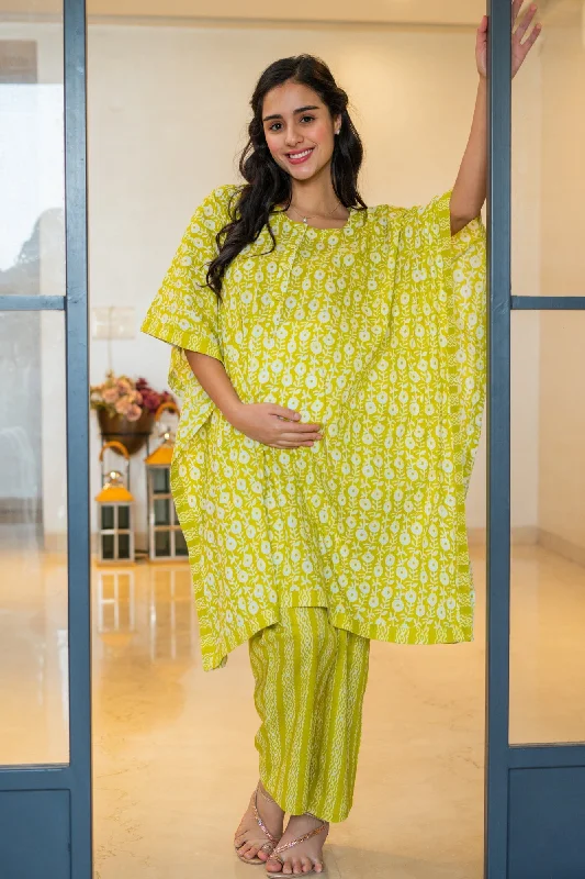 Discover the latest trends in women’s fashion Beautiful Lime Green Maternity & Nursing Kaftan Coord Set (100% Cotton) (2 pc) Discover the latest trends in women’s fashion Beautiful Lime Green Maternity & Nursing Kaftan Coord Set (100% Cotton) (2 pc)