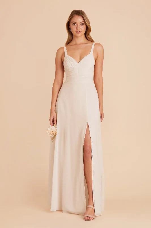 Chic for every occasion and style   Deborah Chiffon Dress - Champagne
