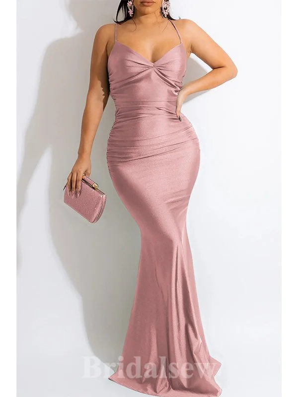 Timeless clothing pieces every woman should own Dusty Pink Spaghetti Straps Mermaid Elegant Formal Black Girls Slay Satin Evening Long Prom Dresses PD1378 Timeless clothing pieces every woman should own Dusty Pink Spaghetti Straps Mermaid Elegant Formal Black Girls Slay Satin Evening Long Prom Dresses PD1378