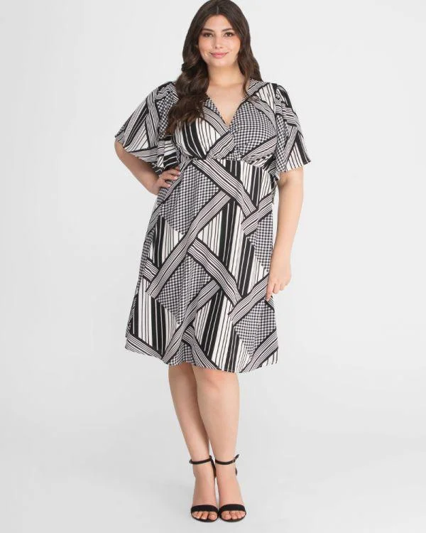 Bold, confident, and stylish women’s clothing   Kiyonna Formal Short  A-Line Dress