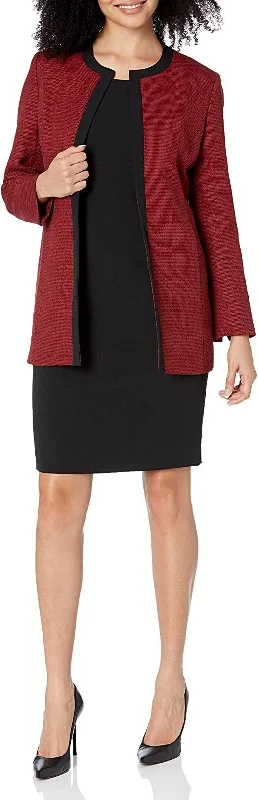 A perfect wardrobe for fashionable women Le Suit Short Sleeveless Two Piece Set Jacket Dress A perfect wardrobe for fashionable women Le Suit Short Sleeveless Two Piece Set Jacket Dress