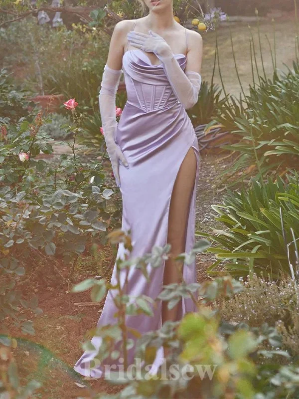 High-quality women’s wear for everyday elegance Lilac Spaghetti Straps Popular Mermaid Evening Formal Long Prom Dresses PD1389 High-quality women’s wear for everyday elegance Lilac Spaghetti Straps Popular Mermaid Evening Formal Long Prom Dresses PD1389