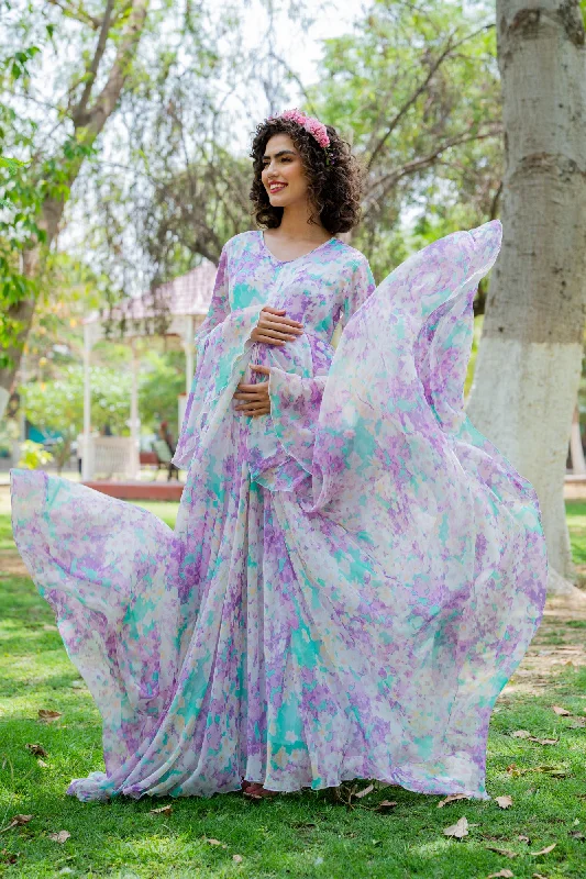 Fashion pieces that complement every woman’s style Luxe Lilac Splashes Maternity & Nursing Flair Shoot Gown Fashion pieces that complement every woman’s style Luxe Lilac Splashes Maternity & Nursing Flair Shoot Gown