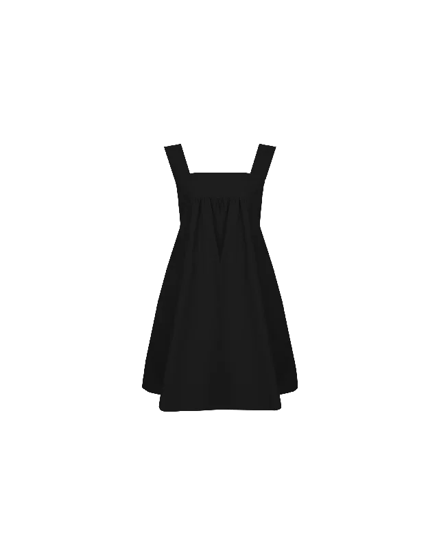 Refresh your closet with chic and comfy styles   MARGIE TIE MINI DRESS BLACK