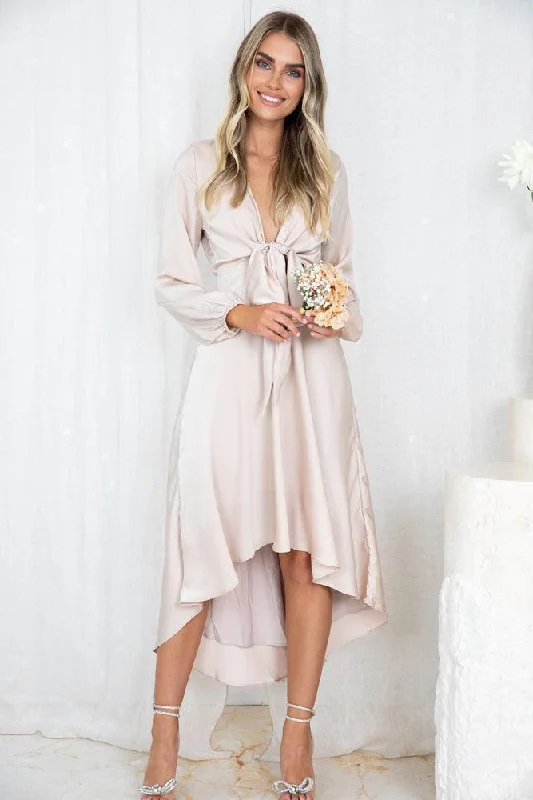 Stylish plus-size clothing for women   Bryleigh Dress - Champagne