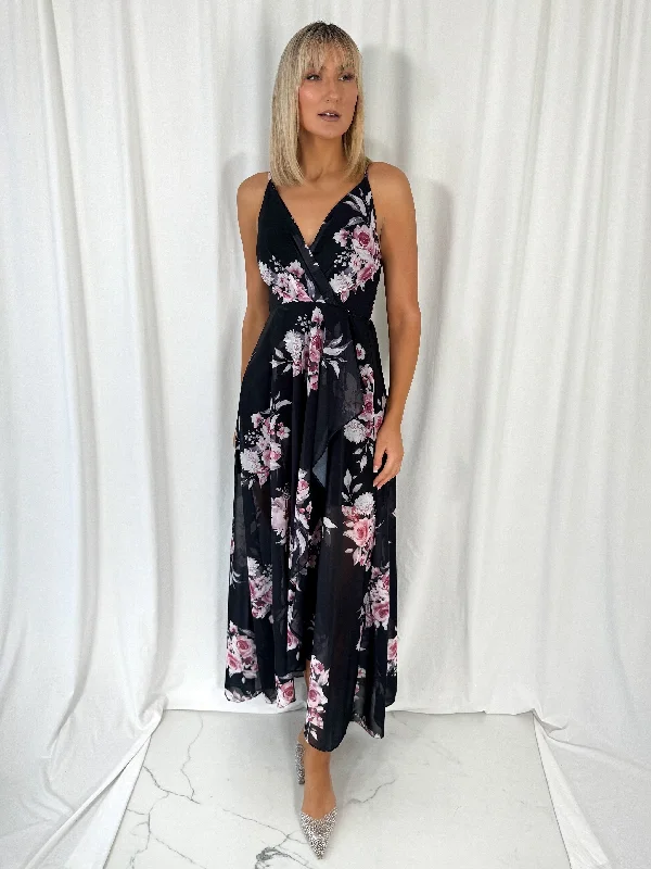 Women’s clothing that fits your personality and style Nicole Strappy Maxi Dress - Black Women’s clothing that fits your personality and style Nicole Strappy Maxi Dress - Black