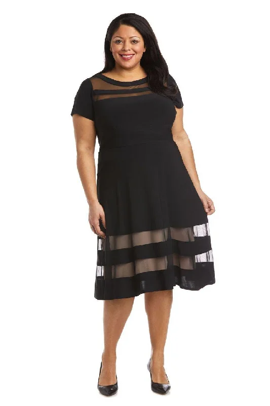 Modern fashion pieces designed for all women R&M Richards 7771W Short Plus Size Cocktail Dress Modern fashion pieces designed for all women R&M Richards 7771W Short Plus Size Cocktail Dress