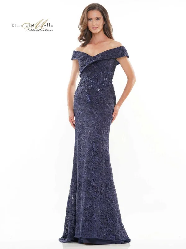 Chic, modern looks for the stylish woman Rina di Montella Long Formal Off Shoulder Gown 2740 Chic, modern looks for the stylish woman Rina di Montella Long Formal Off Shoulder Gown 2740