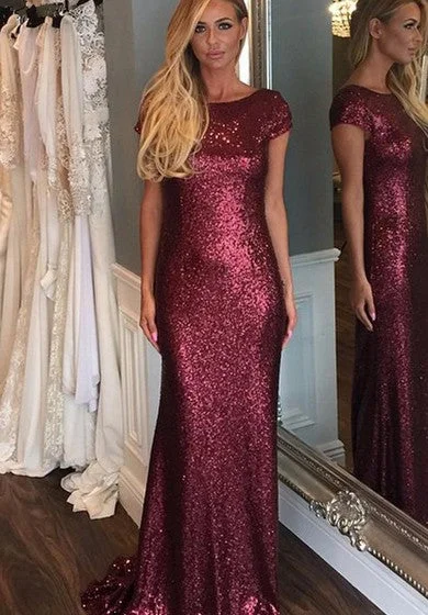 Step up your style with trendy women’s clothing Sheath Scoop Zipper Sequins Dress with Sweep Train Step up your style with trendy women’s clothing Sheath Scoop Zipper Sequins Dress with Sweep Train