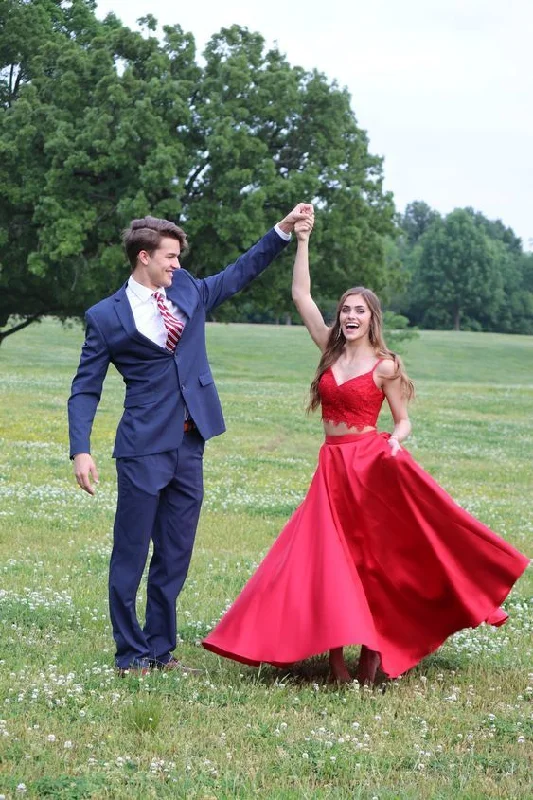 Chic, modern fashion for empowered women   Simple burgundy tea Length prom dress, burgundy bridesmaid dress cg1620